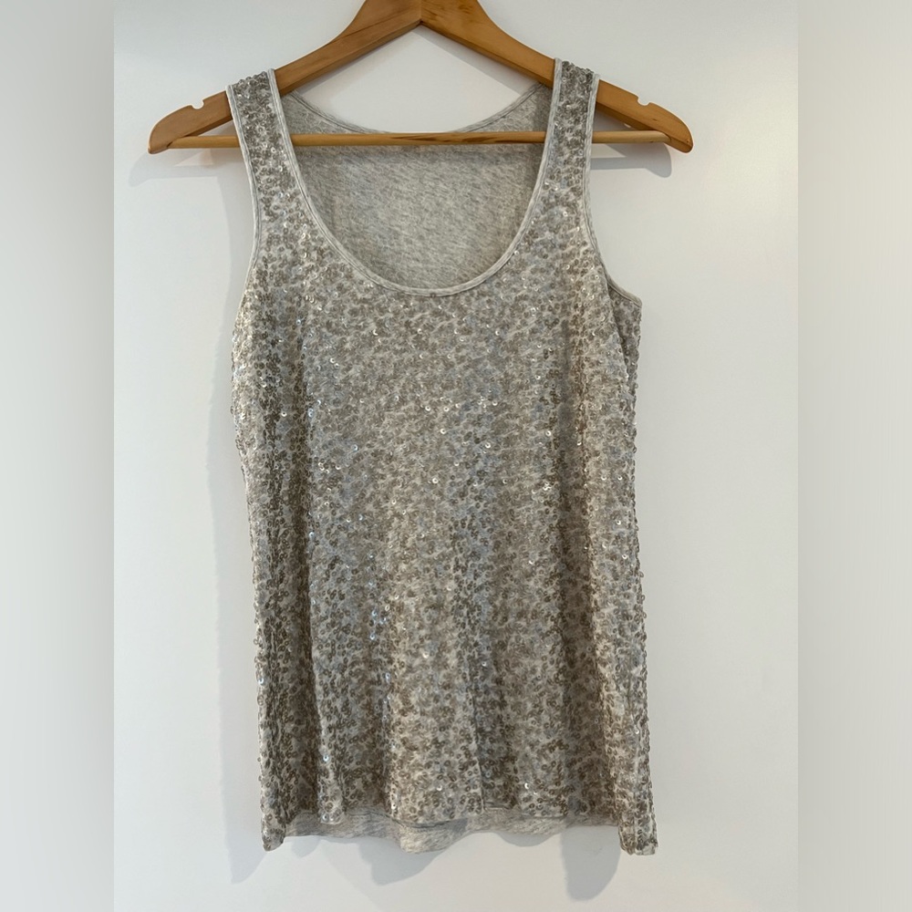 J crew sequin tank